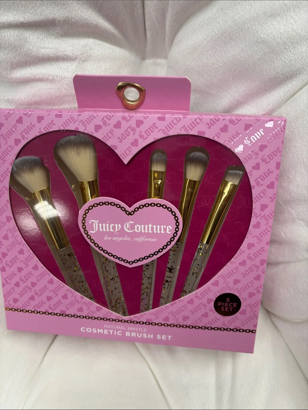 Juicy Couture Natural Bristle Cosmetic Brush Set
